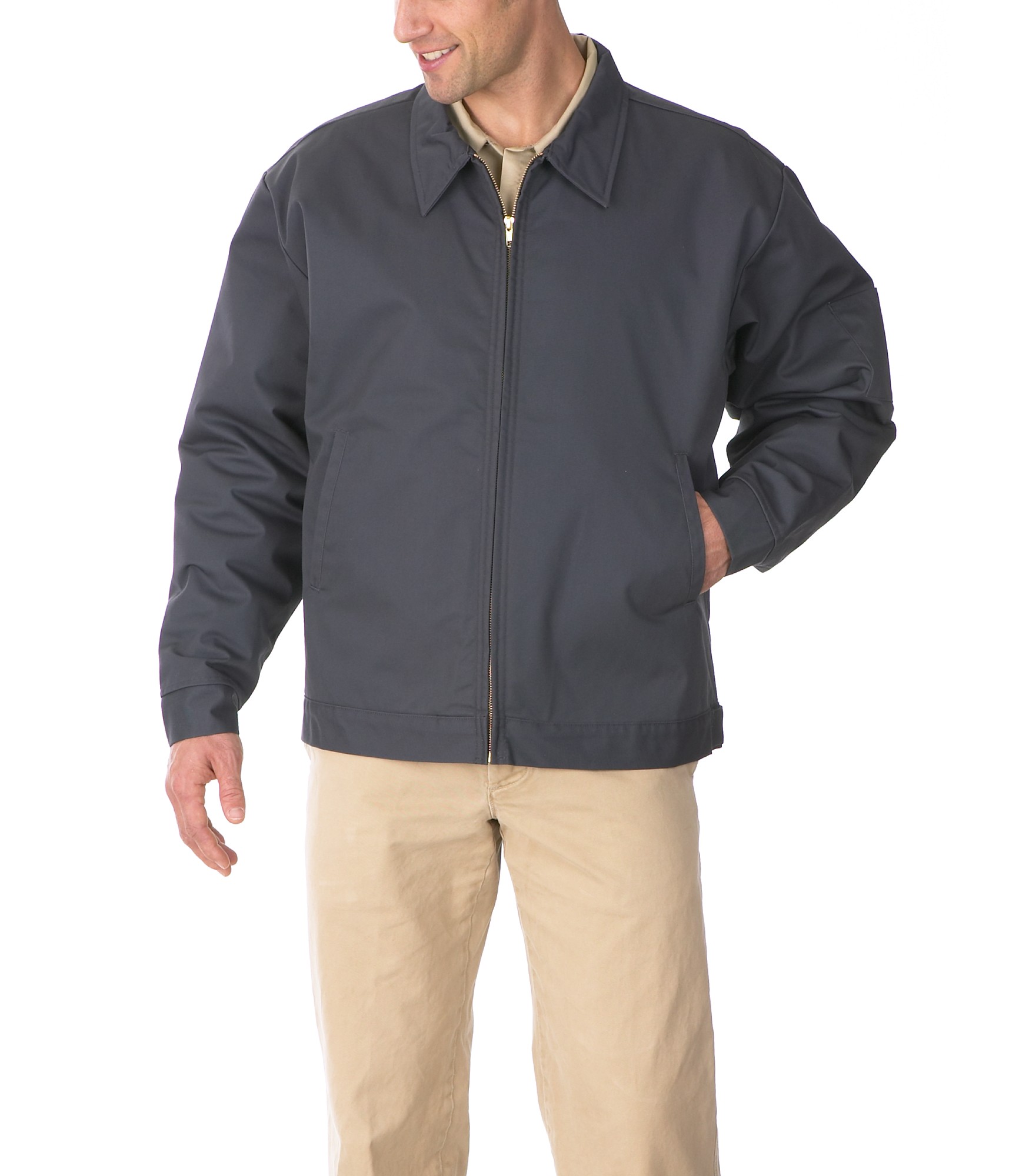 red kap slash pocket jacket