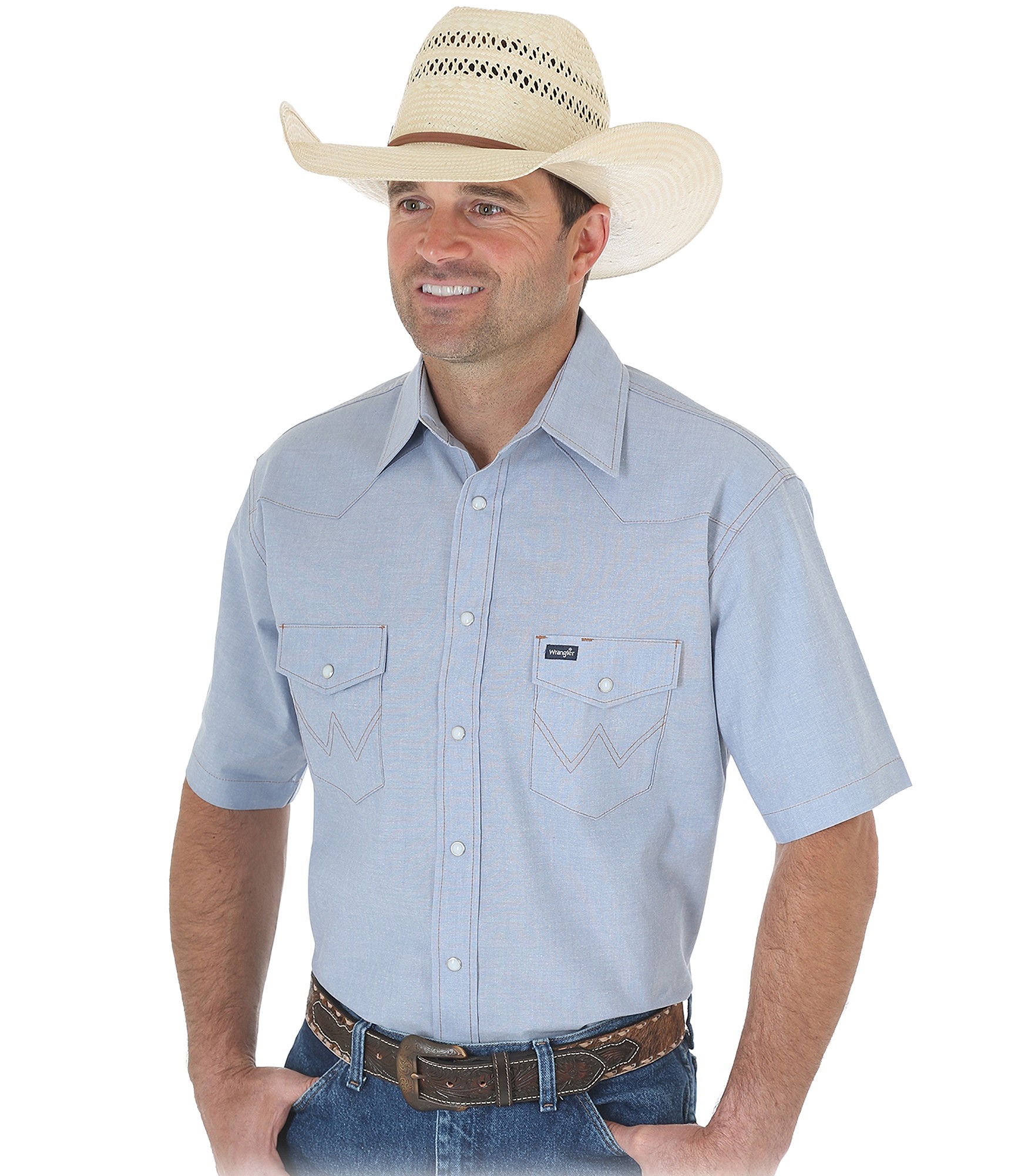 wrangler snap button short sleeve shirts