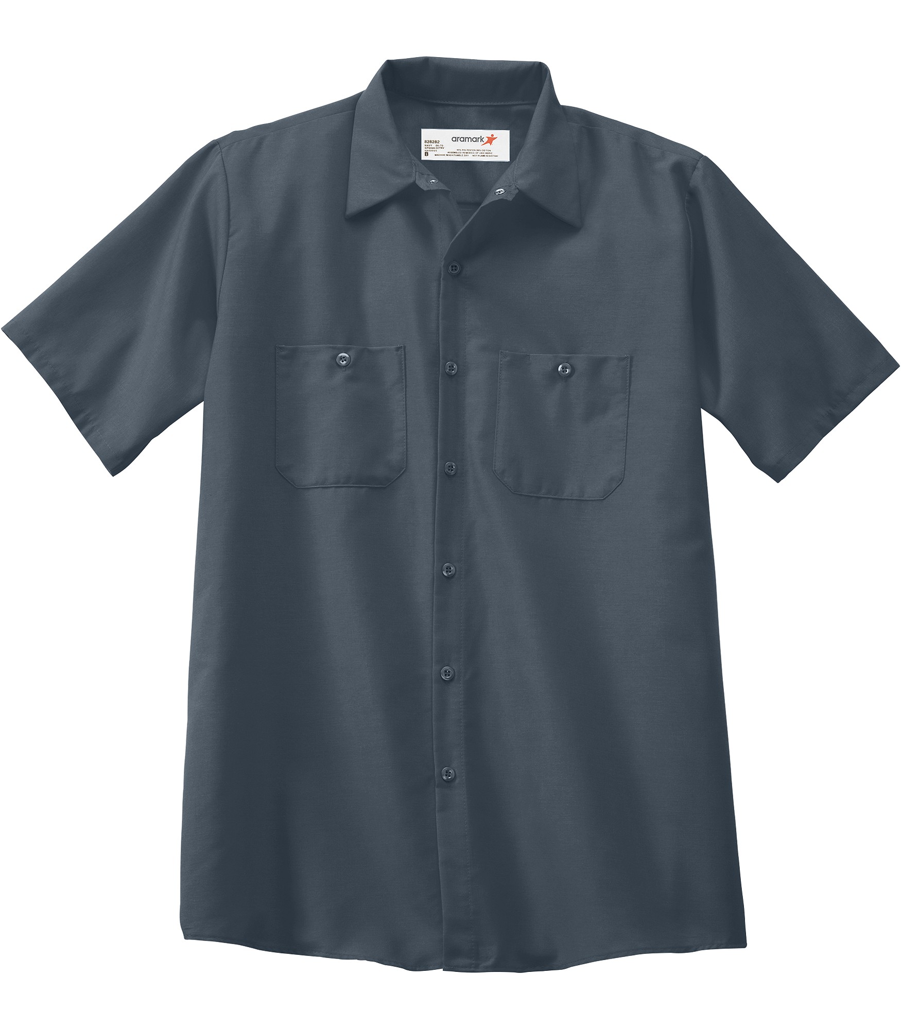 AMP CA employee Canadian Linen Industrial Short Sleeve Work Shirt