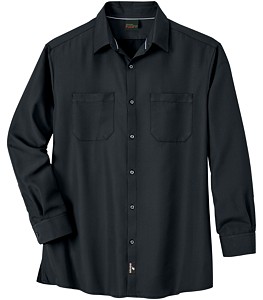 Canadian Linen Flexfit™ Long Sleeve Mens Performance Work Shirt