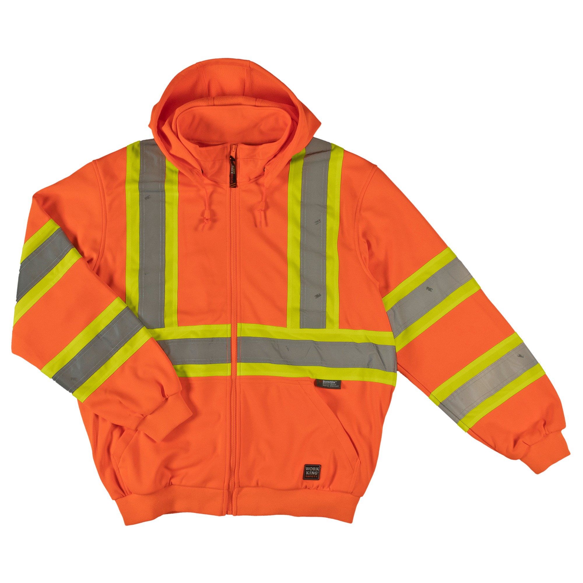 AMP_CA  Tough Duck Safety Traffic Hoodie w/ Quick Release Hood