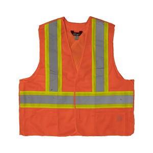 AMP_CA  Tough Duck 5-Point Tearaway Safety Vest