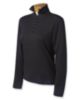 New York Jets Women's L/S Gleam Satin Trim Snap Mock