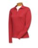 ISU Redbirds Women's L/S Gleam Satin Trim Snap Mock