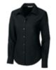 Miami Hurricanes Women's L/S Epic Easy Care Royal Oxford Shirt