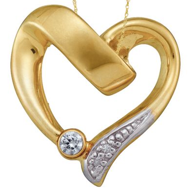 "Vogue" Birthstone and Pave Pendant