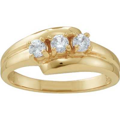 "Reverie" Angled Birthstone Ring