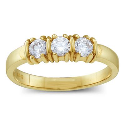 Classic Separated Birthstone Ring