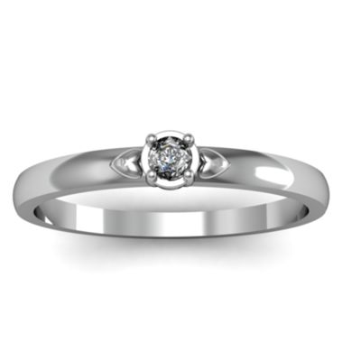 Heart Surrounded Birthstone Ring