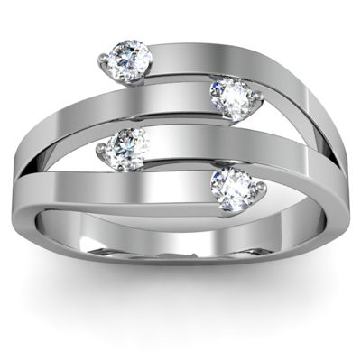 "Connection" Interwoven Birthstone Ring