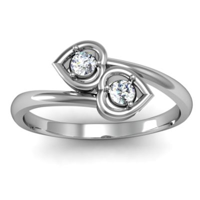 Double Heart Bypass Ring