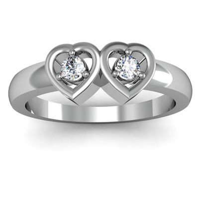 Kissing Hearts Promise Ring