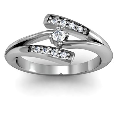 Double Bypass Channel Set Accent Promise Ring