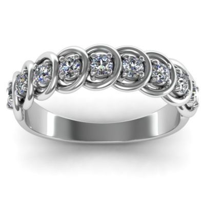 Stones in Halo Ring