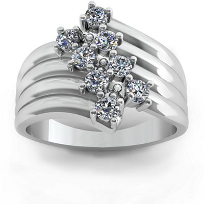 Hydra Multi-Wave Birthstone Ring
