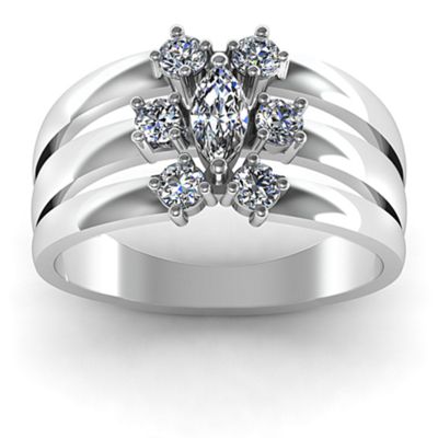 Spidra' Marquise Center Ring