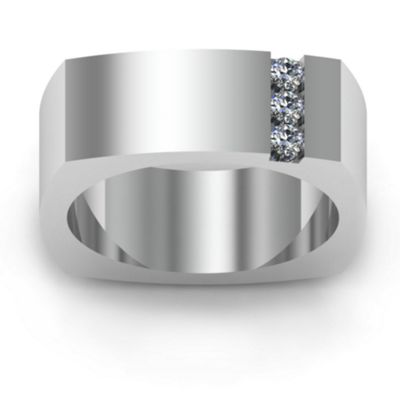 Cache Square-shaped Gemstone Mens Ring