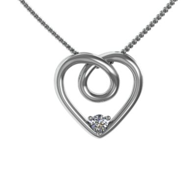 "Aeon Soul" Infinity Heart Birthstone Pendant