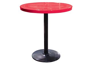 Perforated Pedestal Table