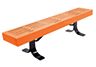 Slatted Backless Park Bench