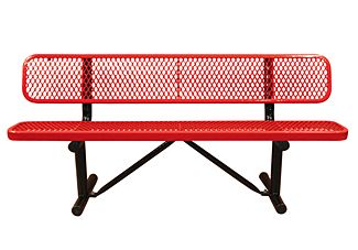 Expanded Metal Park Bench