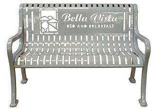 4 Ft Diamond Pattern Custom Bench