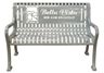 4 Ft Diamond Pattern Custom Bench