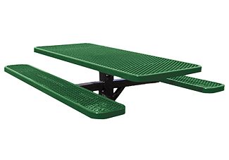 In Ground Rectangle Picnic Table