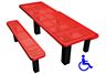 ADA In-Ground Rectangle Picnic Table