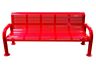 U-leg Perforated Metal Bench