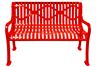 Diamond Outdoor Bench With Arms