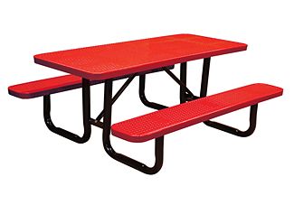Rectangle Perforated Picnic Table