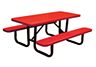 Rectangle Perforated Picnic Table