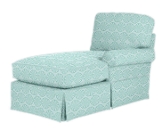 Wilton Skirted Right Arm Facing Chaise