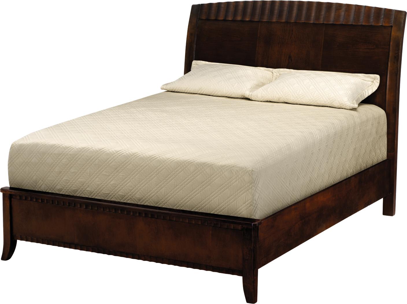 Merlot Queen Panel Bed