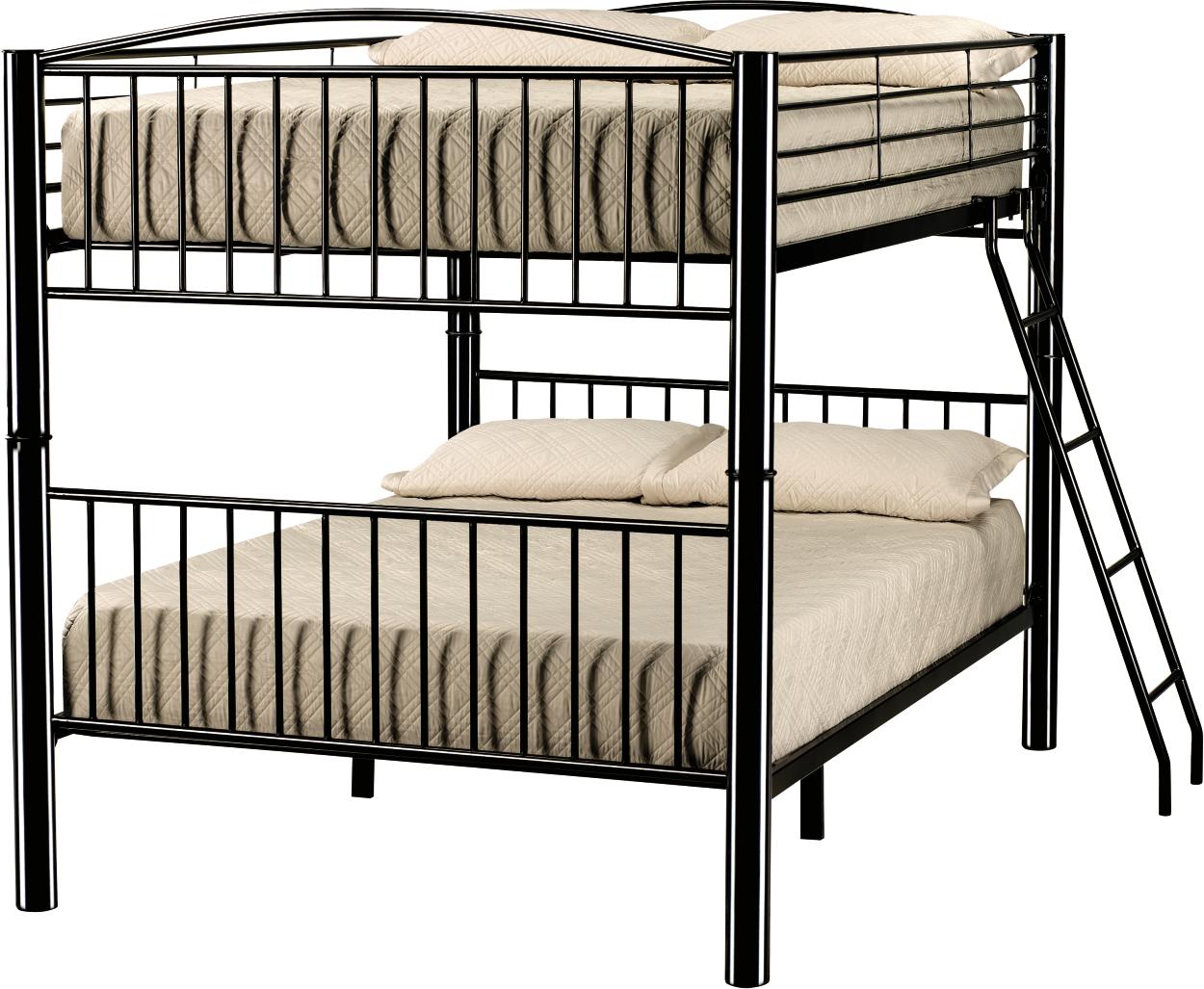 Black Full Over Full Bunkbed