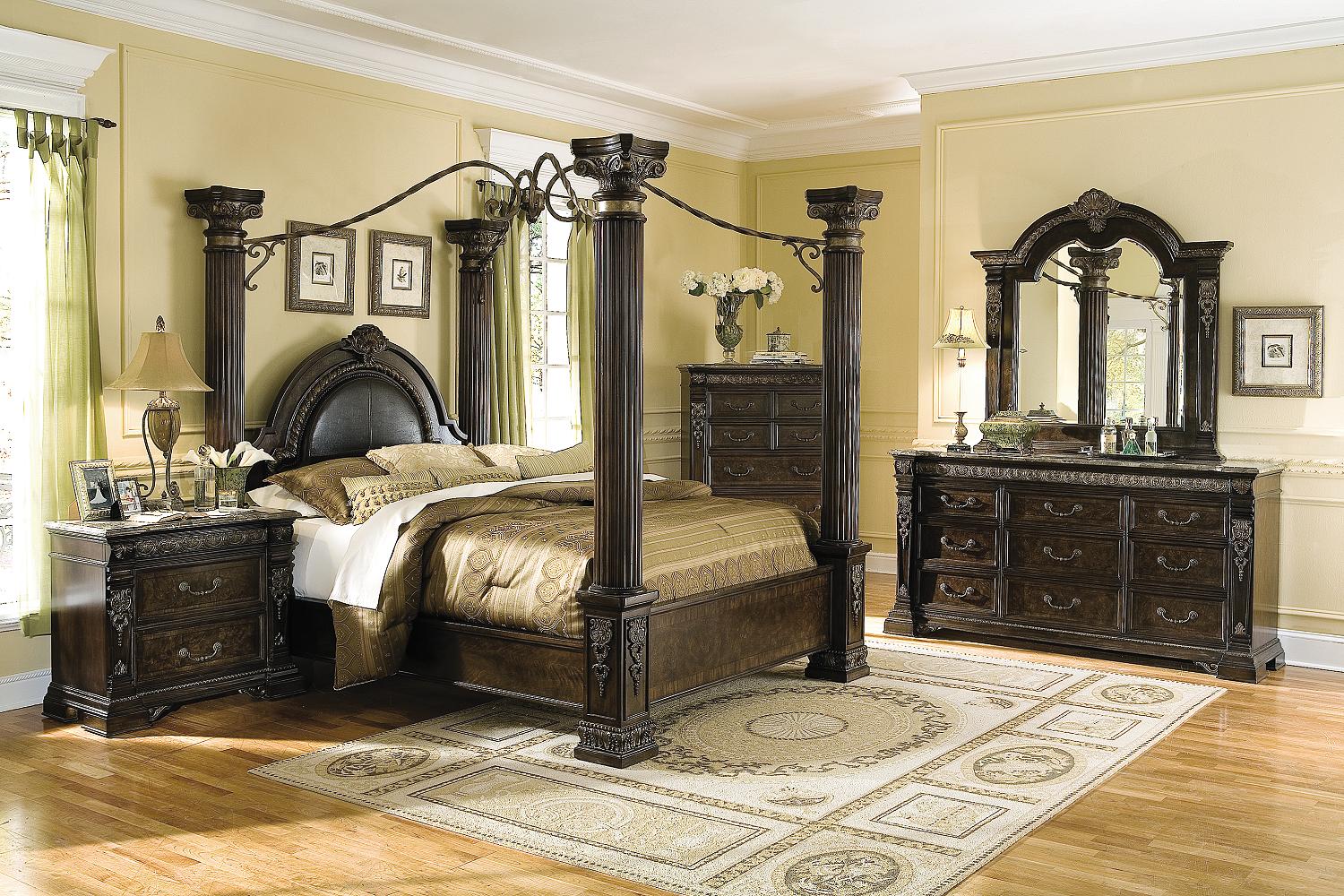 Valencia Dark 7-pc King Bedroom Package