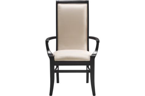 Studio One Black Upholstered Arm Chair