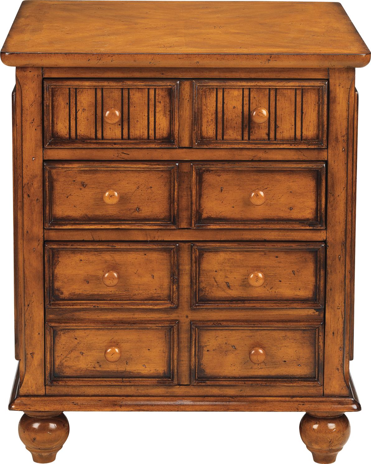 Sea Island Honey Pine Apothecary End Table