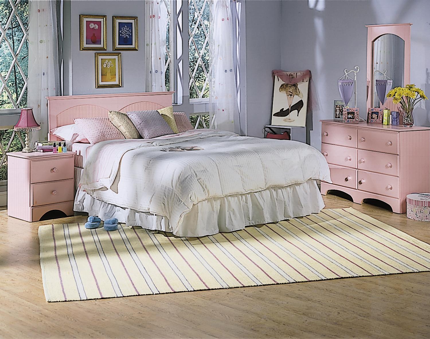 Nantucket Pink 3-PC Twin Bedroom Package