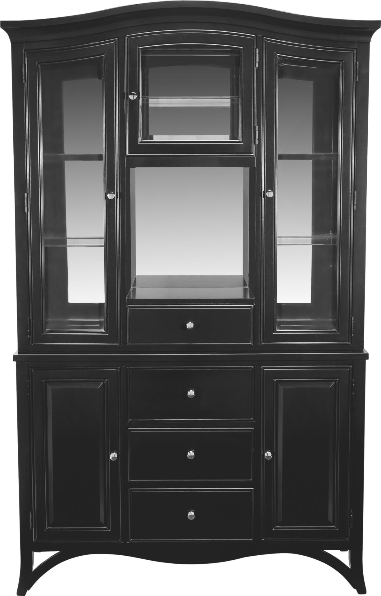 Studio One Black Buffet & Hutch