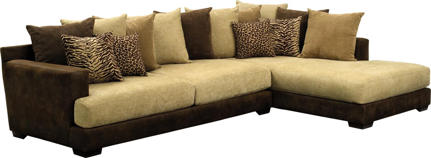 Larkin Chocolate 2-pc Sectional