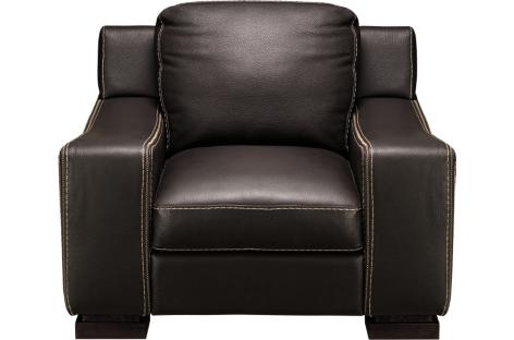 Florence Chocolate Leather Chair