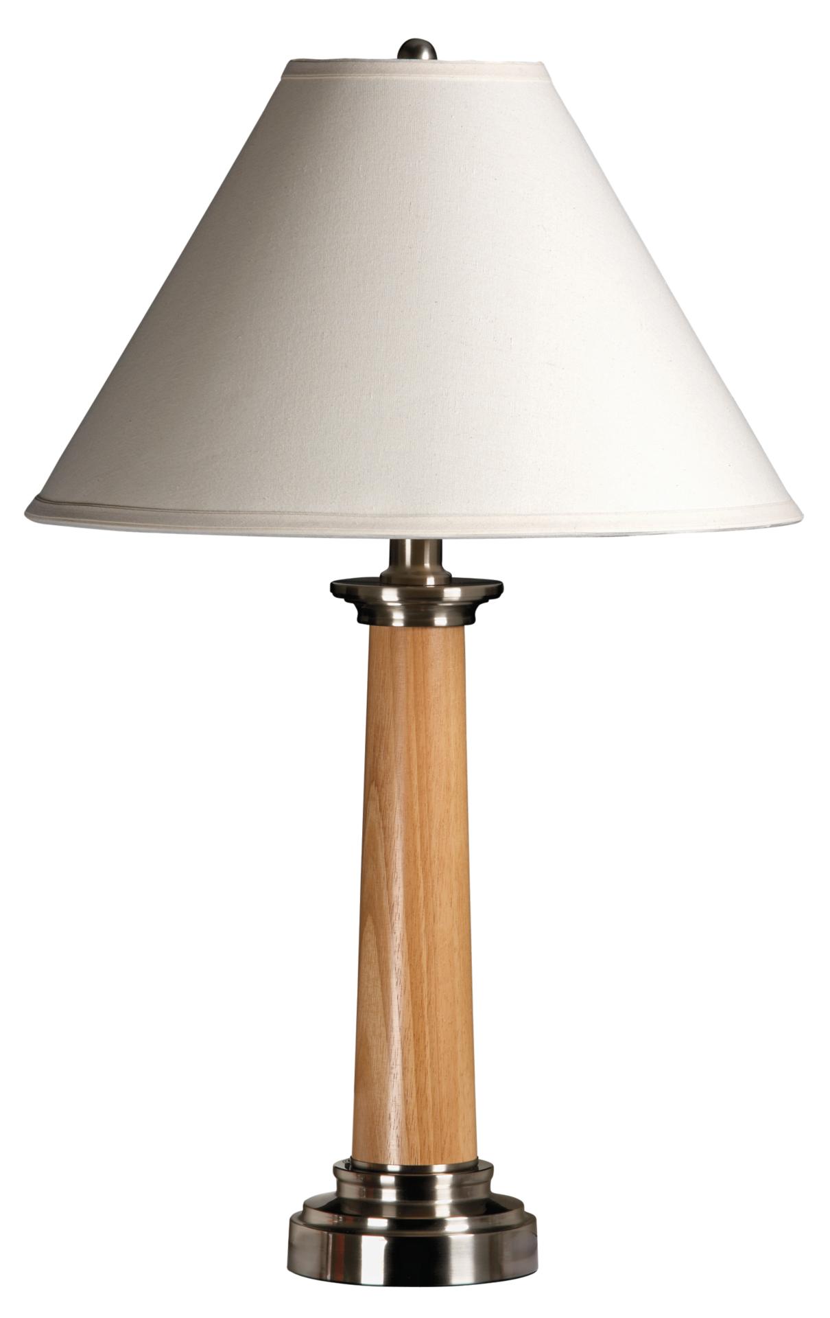 Natural-brushed Steel Table Lamp