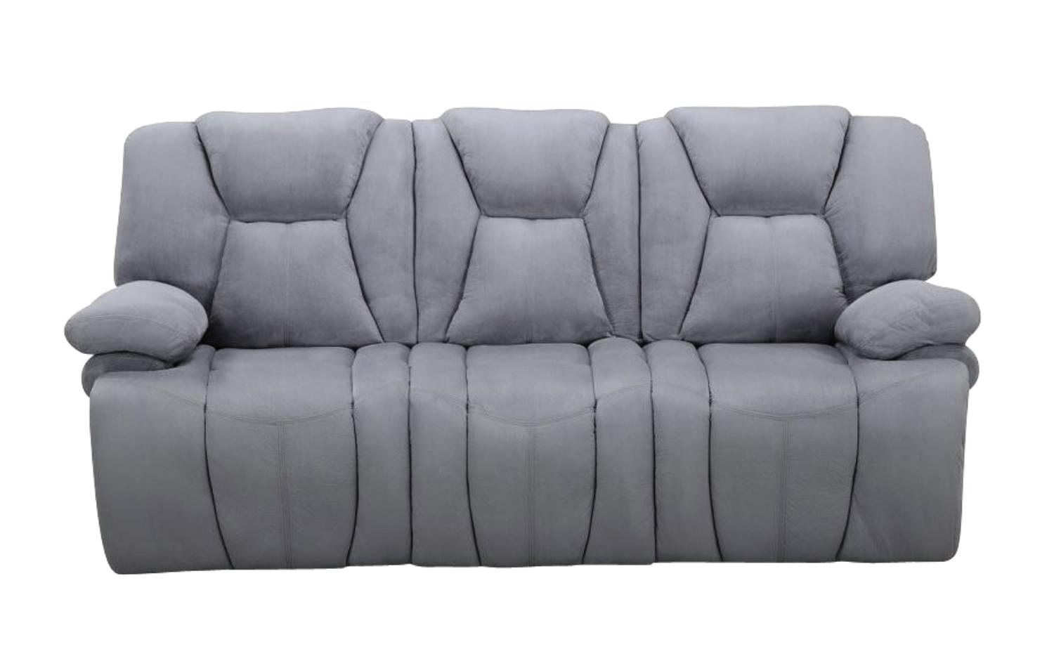 Danford Slate Blue Dual Reclining Sofa