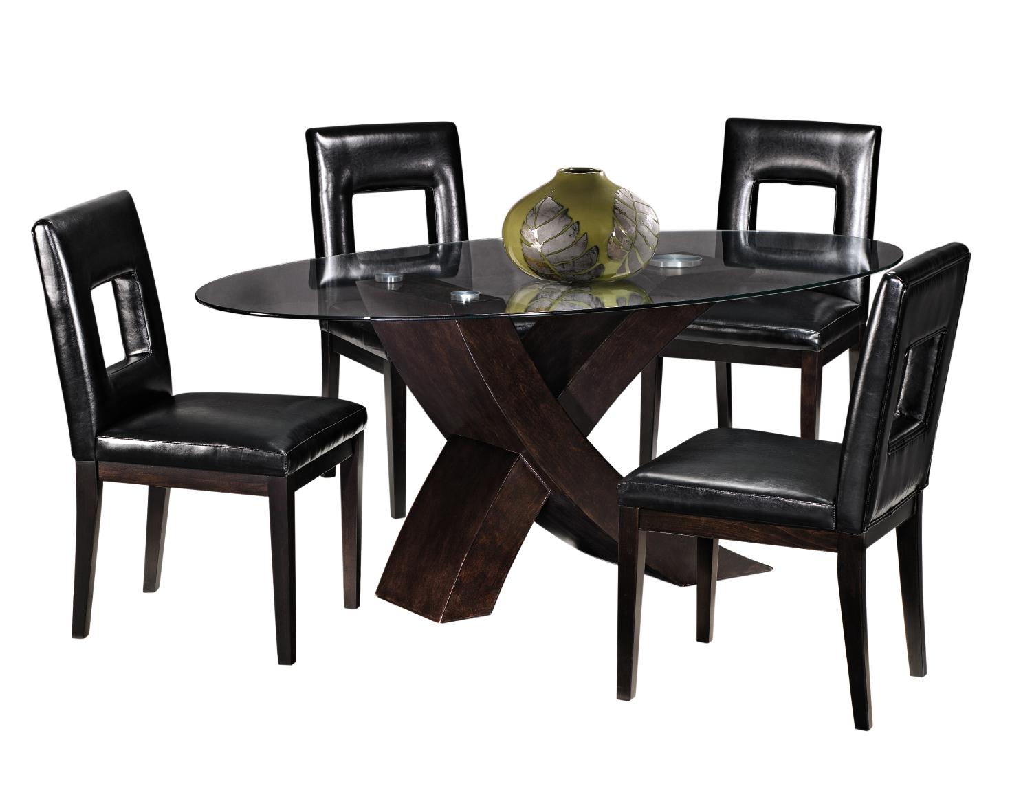 Xavier Black 5-pc Dinette
