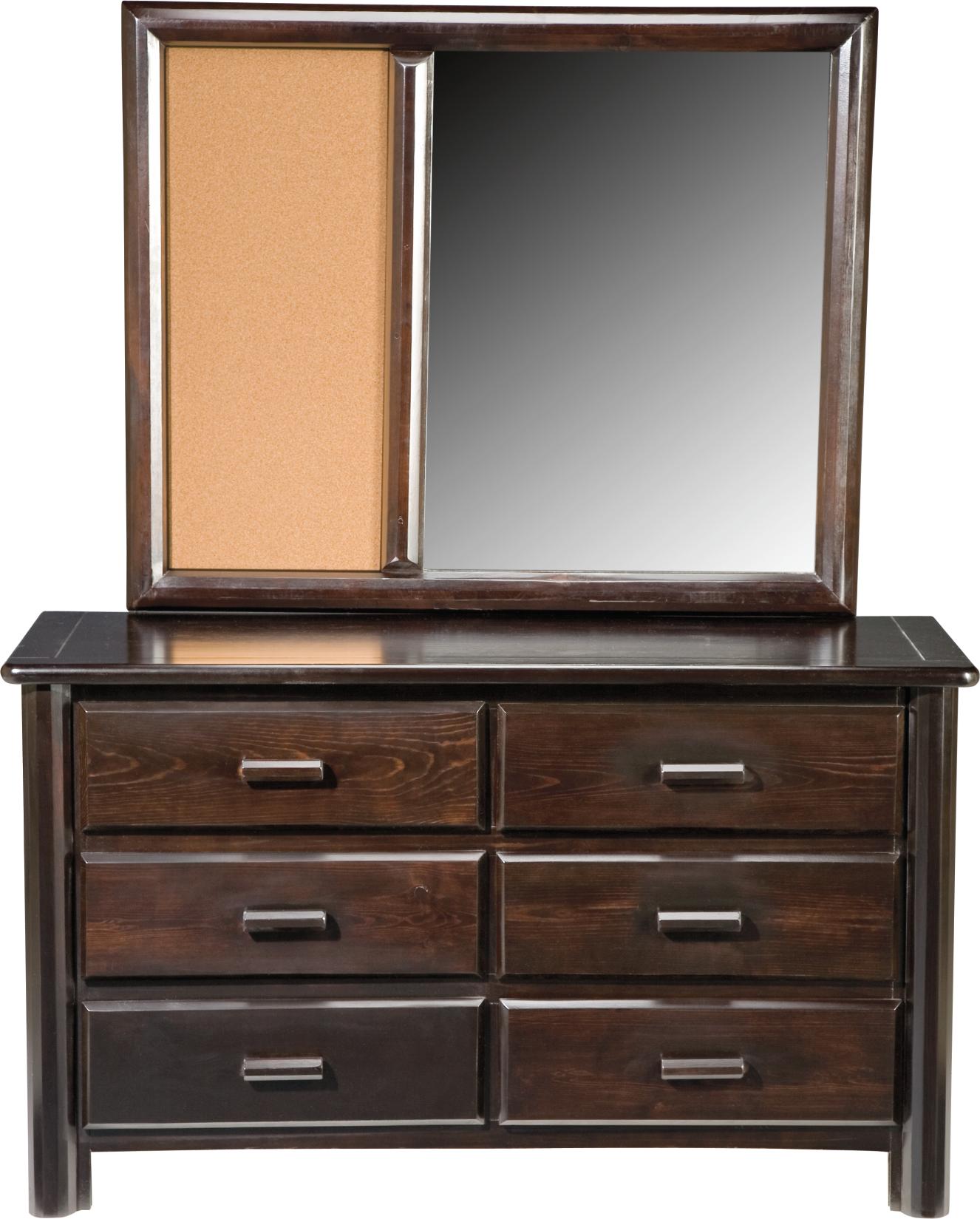 Tahoe 6-drawer Dresser & Mirror