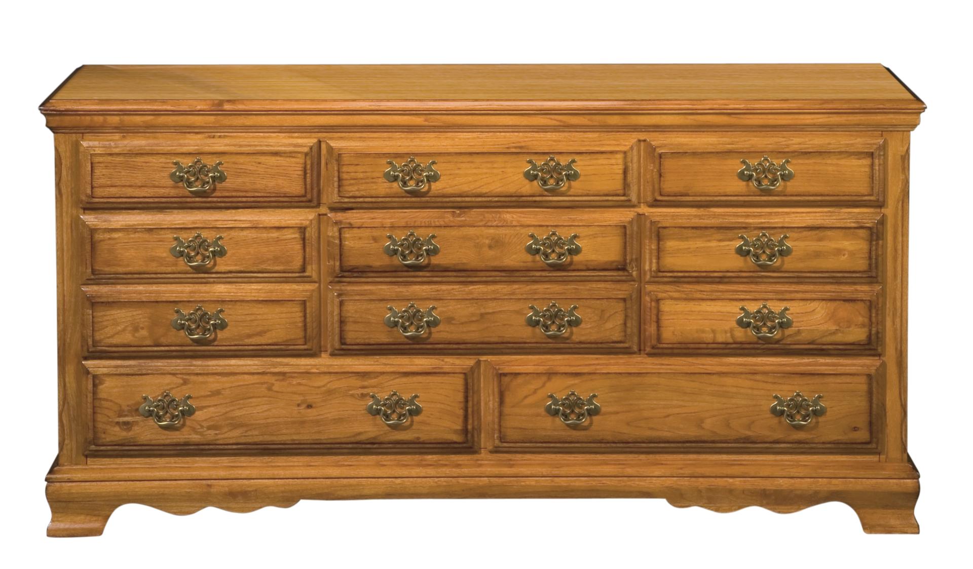 Town Hall Dark Triple Dresser