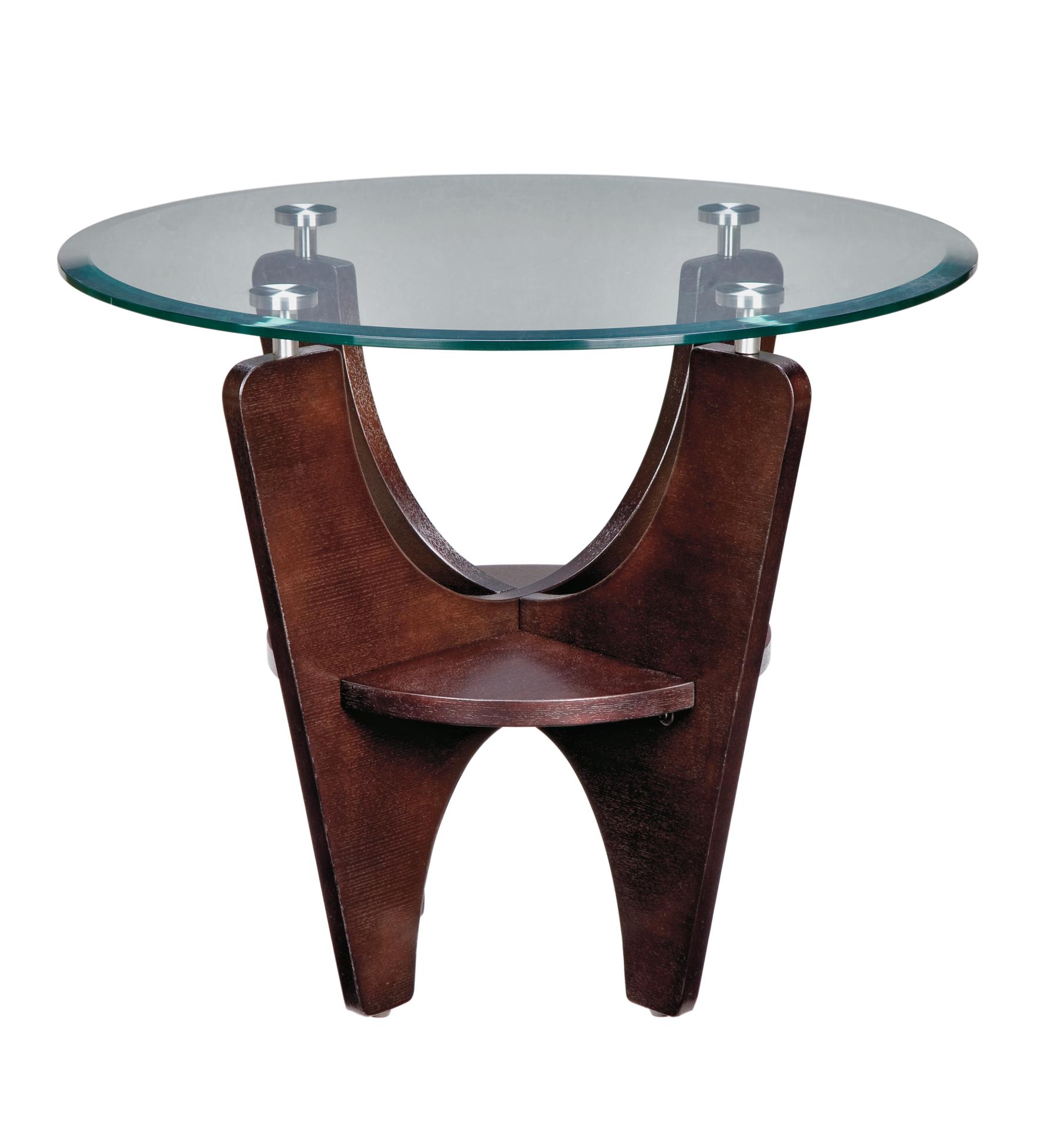 Crescent End Table