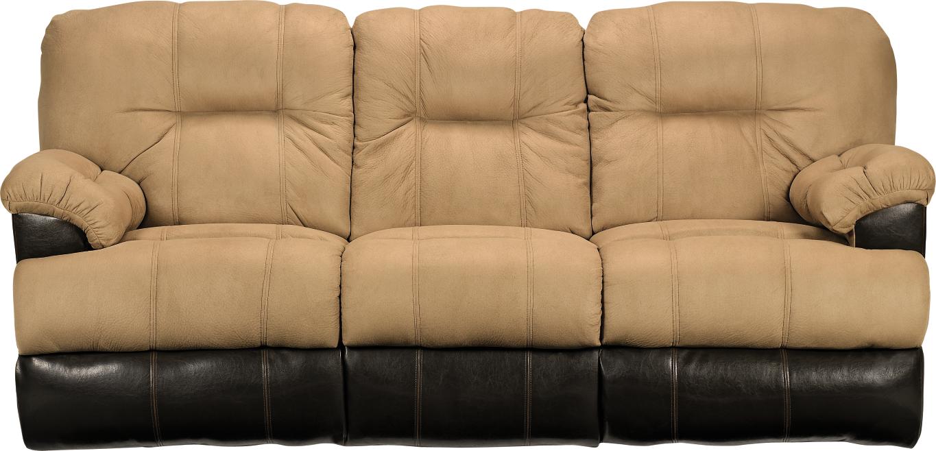 Vision Dual-reclining Camel Sofa